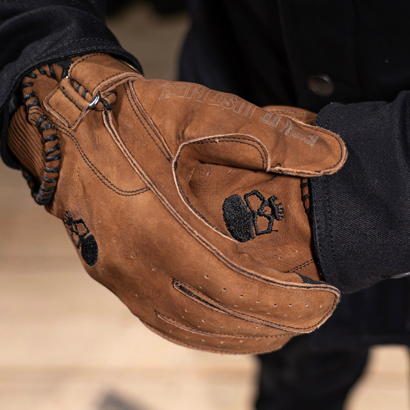 BOBHEAD Protective Glove Musket MRK2 Brown – Klassískir leðurhanskar með CE Level 1 vörn