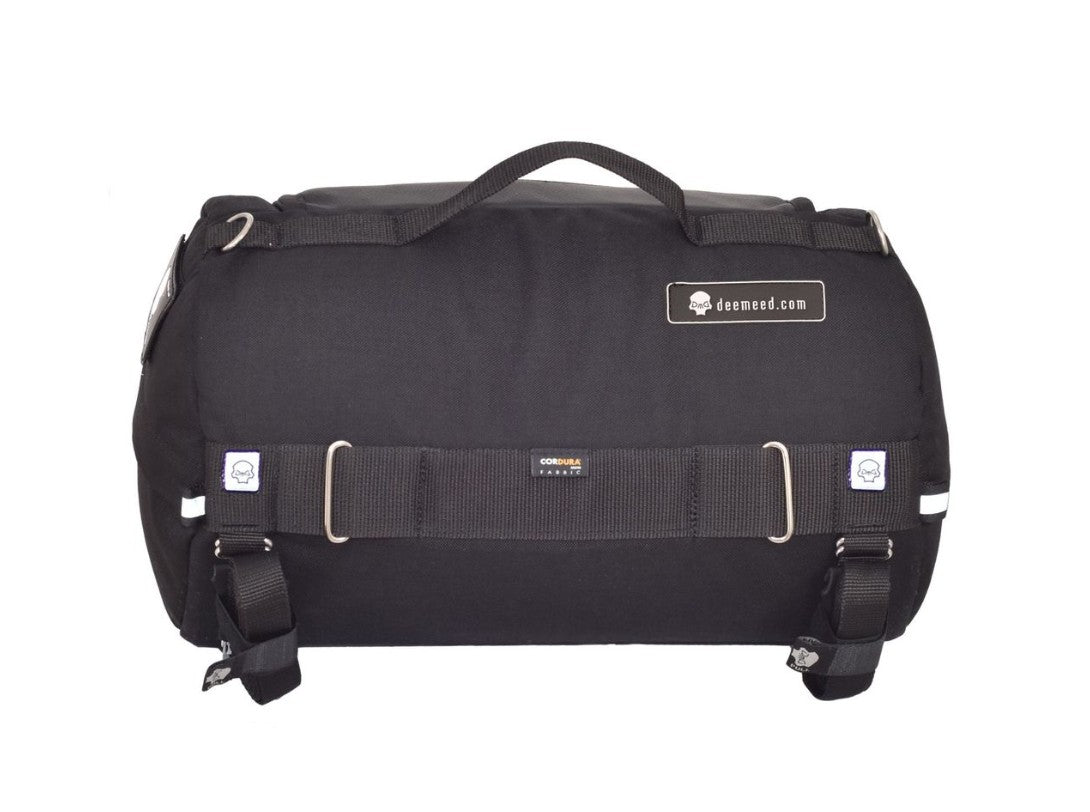 Deemeed Explorer Small (18L) Reflective Skull – Vatnsheld mótorhjólataska með endurskinskúpu