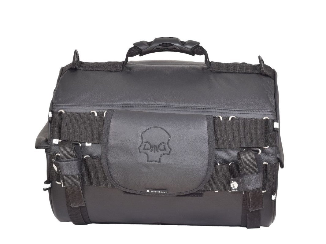 Deemeed TUBE Medium (25L) Leður – Hólklaga mótorhjólataska úr vatnsheldu ítölsku leðri