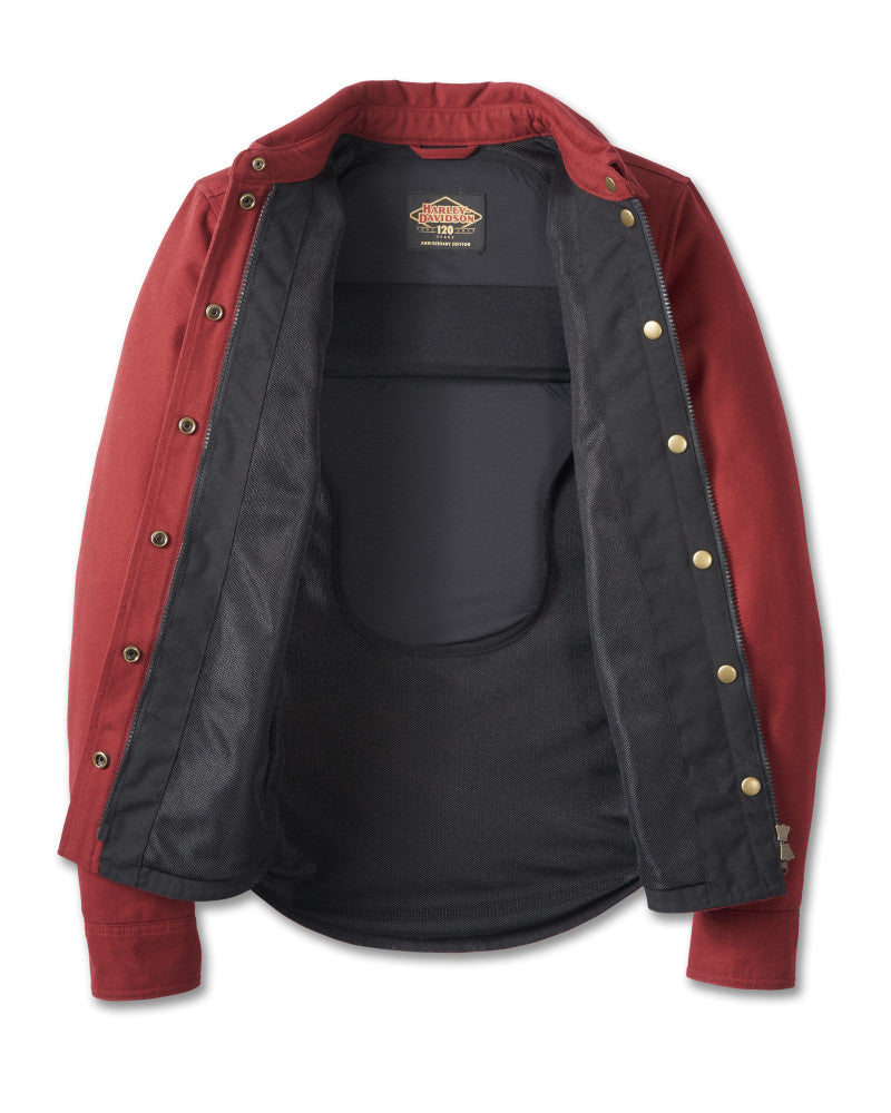 Harley-Davidson 120th Anniversary Operative Riding Shirt Jacket - kvenna