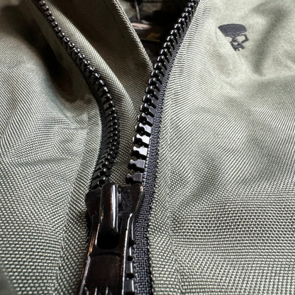 BOBHEAD Alpha Protective Bomber Jacket – Græn mótorhjóla jakki með AAA vottun