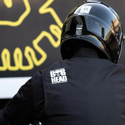 BOBHEAD Protective Bomber Jacket Black – Mótorhjóla jakki með AAA vottun