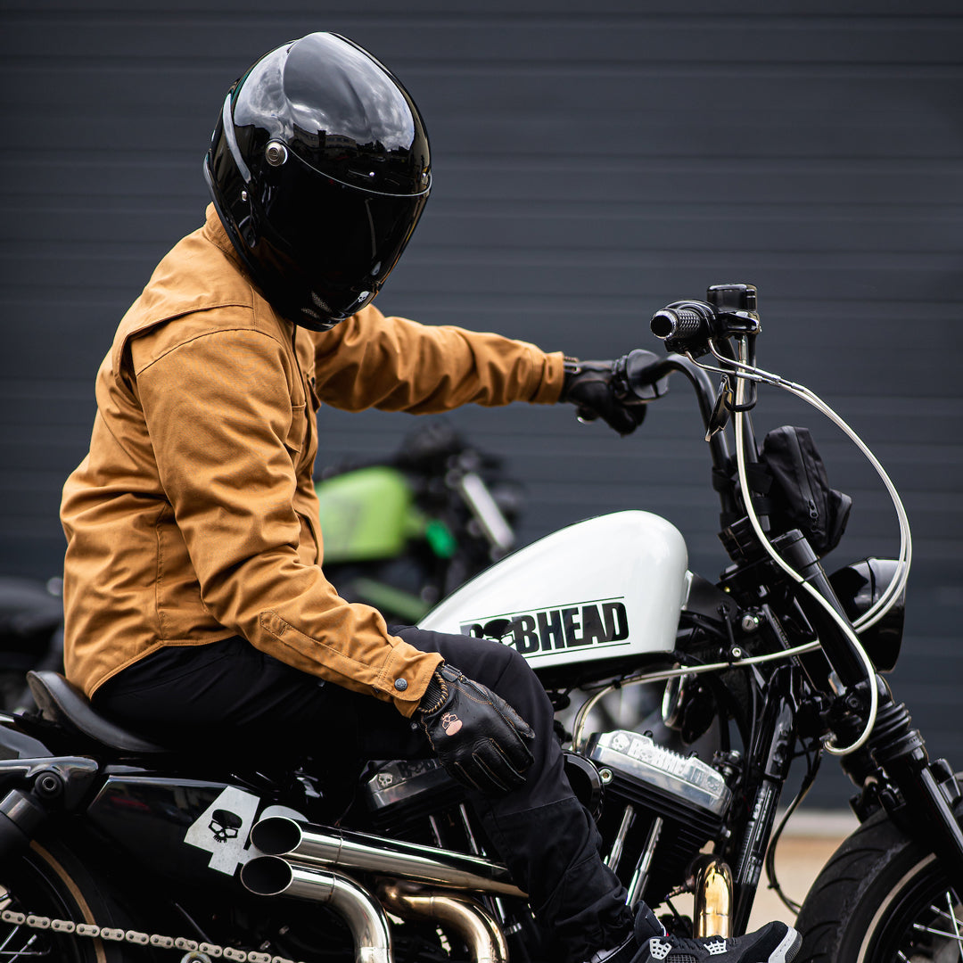 BOBHEAD Protective Shirt CAMEL - AAA vottuð mótorhjólaskyrta