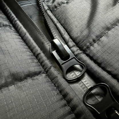 BOBHEAD All Black Padded Gillet – Svart bólstrað vesti