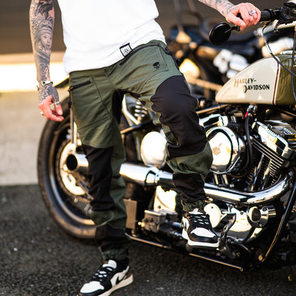 BOBHEAD Cargo Pant Blk/Green – Þægilegar og slitsterkar buxur fyrir daglega notkun