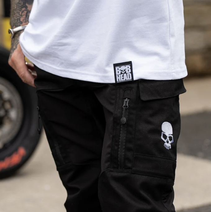 BOBHEAD Tech T-shirt – Burnout White