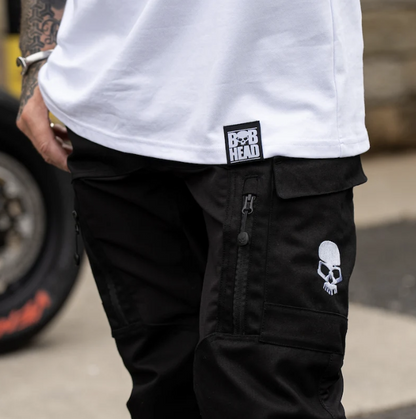 BOBHEAD Tech T-shirt – Burnout White