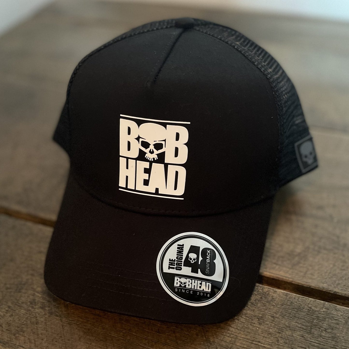 BOBHEAD Original White Baseball Snapback