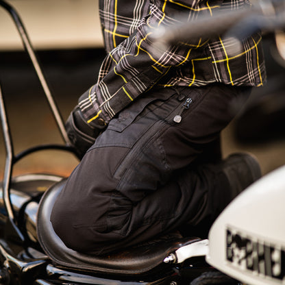 BOBHEAD Combat Pro – All Black mótorhjólabuxur (AA vottun)