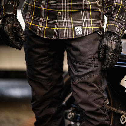 BOBHEAD Combat Pro – All Black mótorhjólabuxur (AA vottun)