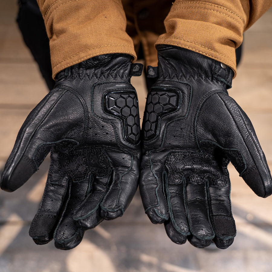 BOBHEAD Protective Glove Reaper Leather – Leðurhanskar með sveigjanlegri hnúavörn