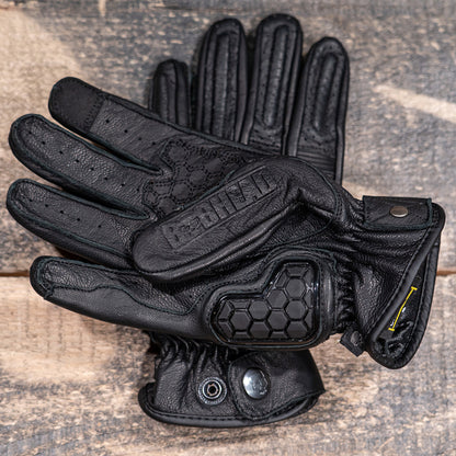 BOBHEAD Protective Glove Reaper Leather – Leðurhanskar með sveigjanlegri hnúavörn
