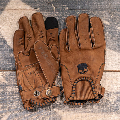 BOBHEAD Protective Glove Musket MRK2 Brown – Klassískir leðurhanskar með CE Level 1 vörn