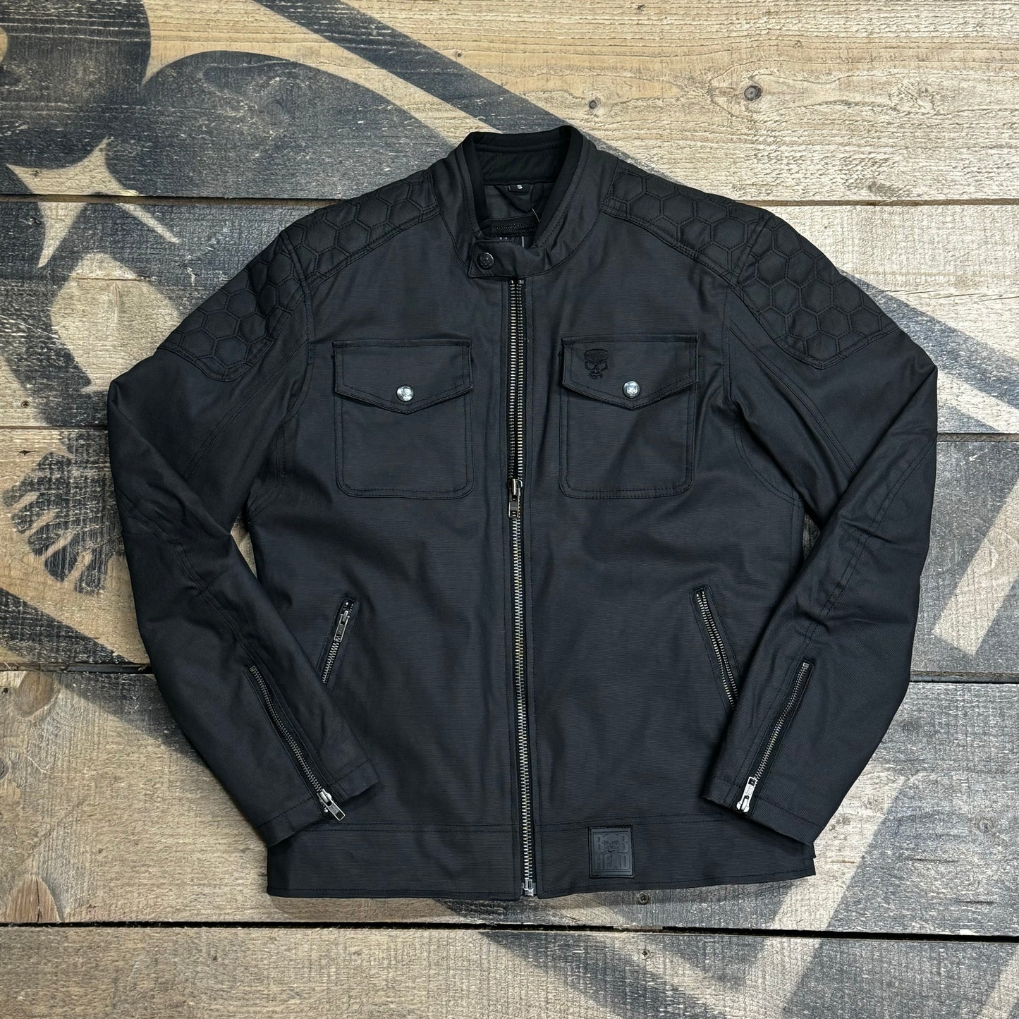 BOBHEAD Protective Textile Racer WP – Vatnsheldur mótorhjóla jakki með AAA vottun