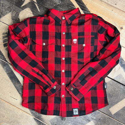 BOBHEAD Lumberjack – CE/UKCA vottaður mótorhjólaskyrta með vörn (Class AA)