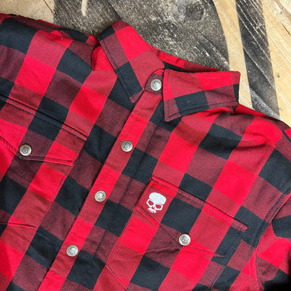 BOBHEAD Lumberjack – CE/UKCA vottaður mótorhjólaskyrta með vörn (Class AA)