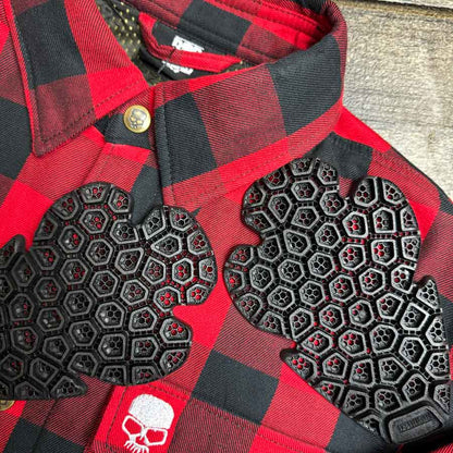 BOBHEAD Lumberjack – CE/UKCA vottaður mótorhjólaskyrta með vörn (Class AA)