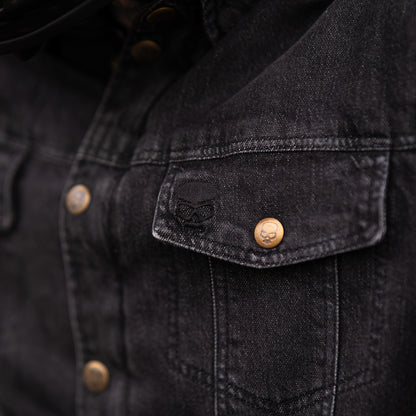 BOBHEAD Protective Shirt Black Morgan – Mótorhjólajakki með AAA vottun