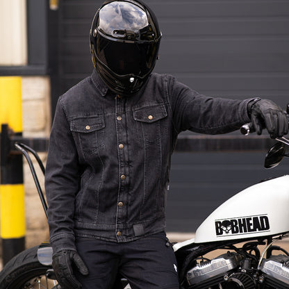 BOBHEAD Protective Shirt Black Morgan – Mótorhjólajakki með AAA vottun