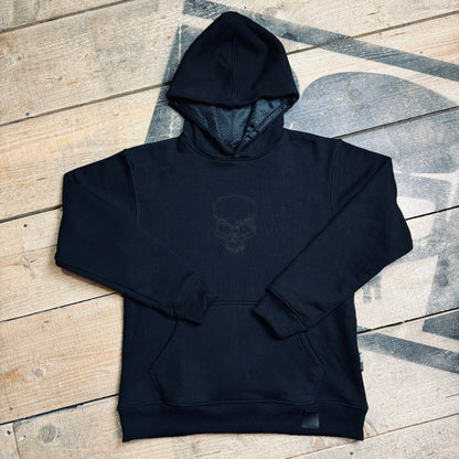 BOBHEAD Casual Reaper Hoodie Pullover Black – hettupeysa fyrir daglega notkun