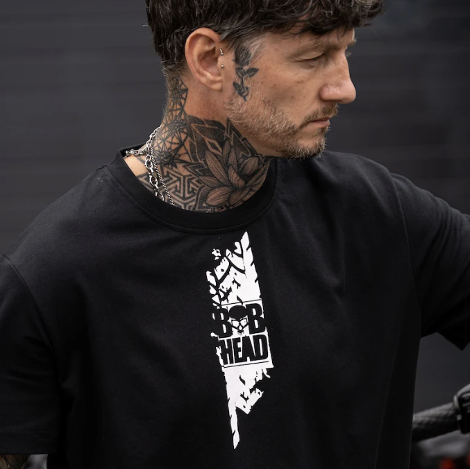 BOBHEAD Tech T-shirt – Burnout Black