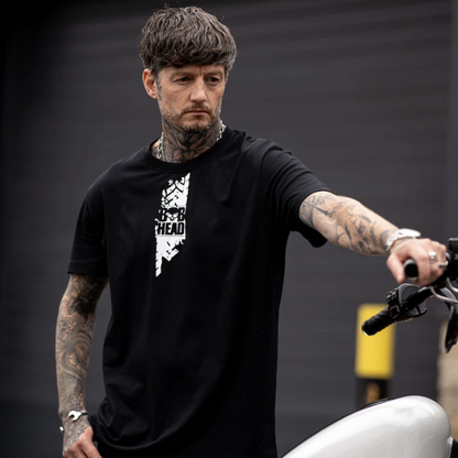 BOBHEAD Tech T-shirt – Burnout Black