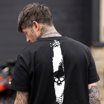 BOBHEAD Tech T-shirt – Burnout Black