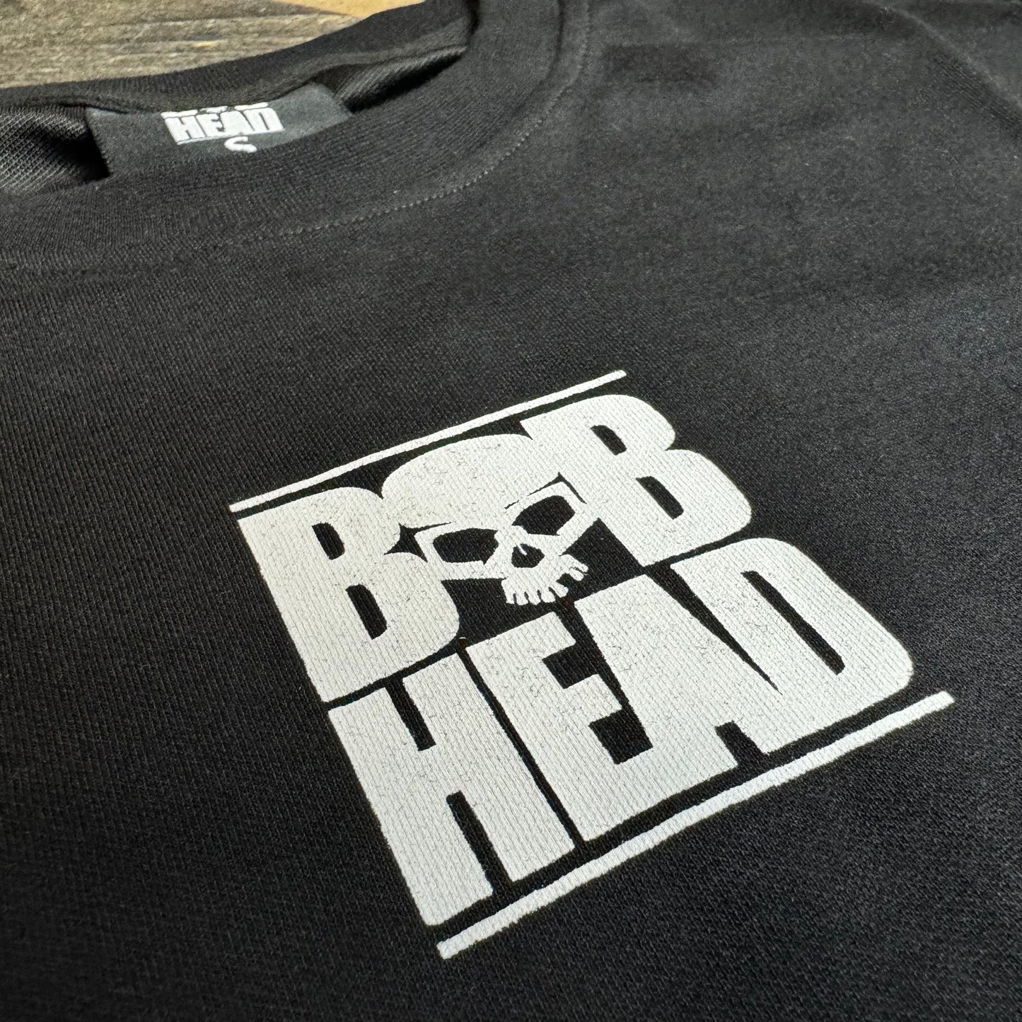 BOBHEAD Rascal Tech Tee Side Skull White