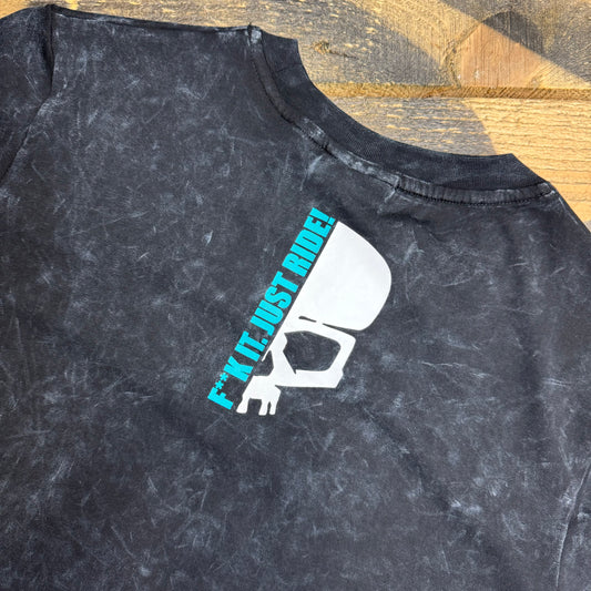 BOBHEAD Rascal Tech Tee aqua Skull