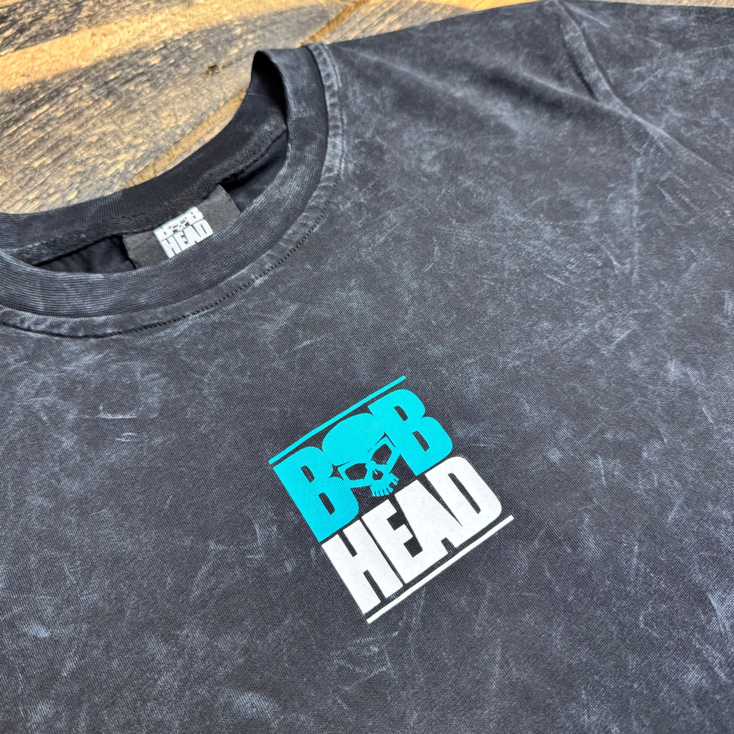BOBHEAD Rascal Tech Tee aqua Skull