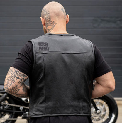 BOBHEAD Nomad Cut – Leður mótorhjólavesti
