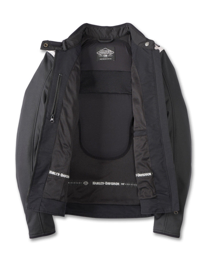 Harley-Davidson® Kvenna 120th Anniversary Imprint Riding Jacket