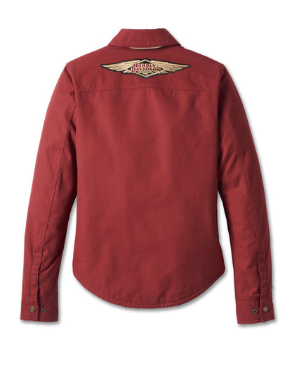 Harley-Davidson 120th Anniversary Operative Riding Shirt Jacket - kvenna